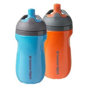 Tommee Tippee Insulated Sportee Bottle, for 12m+, 9oz, Pack of 2